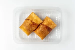 БЛИНЫ С ВЕТЧИНОЙ И СЫРОМ
